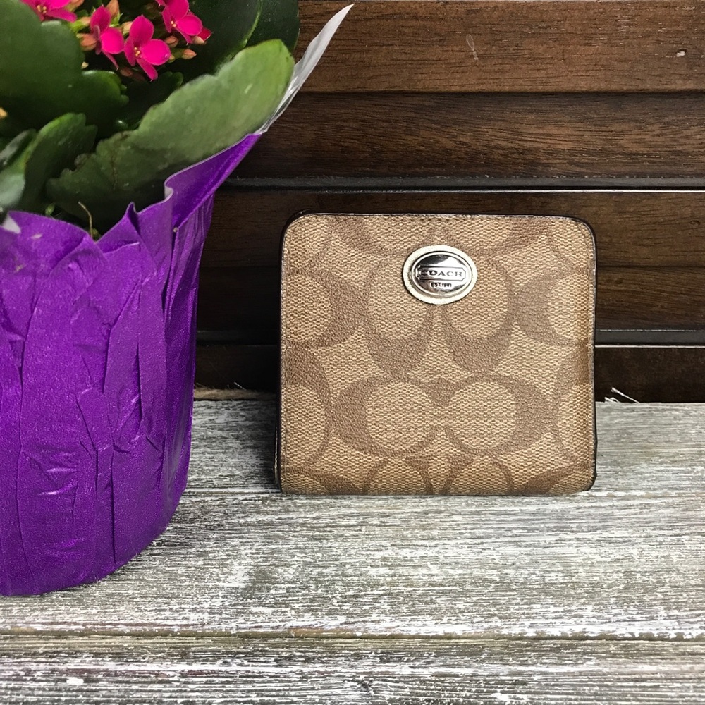 Authentic Classic Monogrammed Coach Wallet